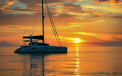 Experience the Perfect Sunset Sail with Kathleen D Sailing Catamarans