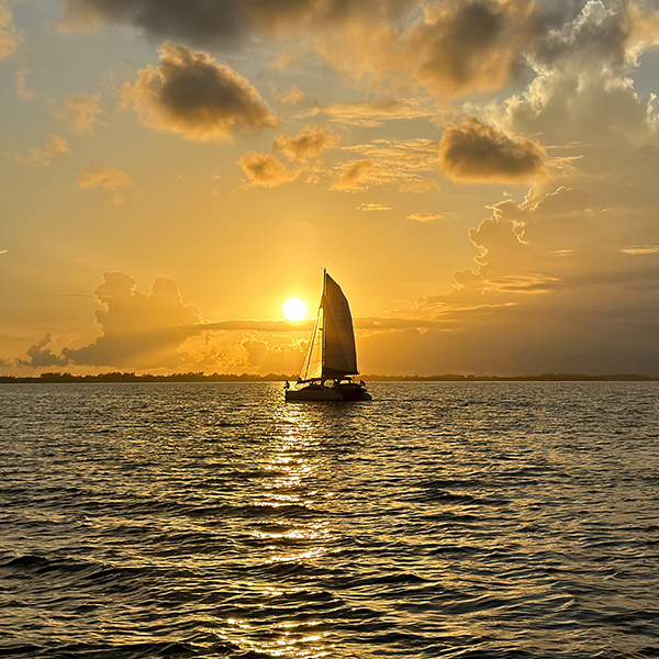 Sunset Sail with Kathleen D Sailing Catamarans