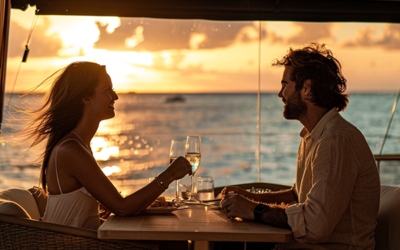 A Perfect Proposal: My Sunset Cruise with Kathleen D Sailing Catamarans
