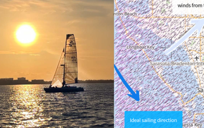 Sailing Sarasota Bay: The Benefits of Northeast and Southwest Winds on a Catamaran